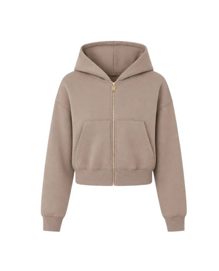 STUDIO PLUSH CROP JACKET