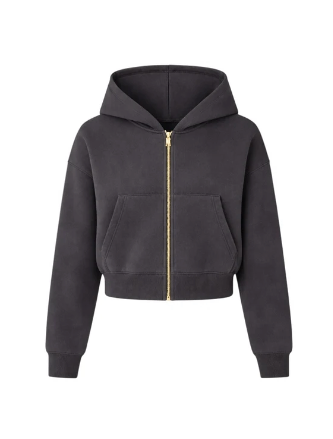 STUDIO PLUSH CROP JACKET